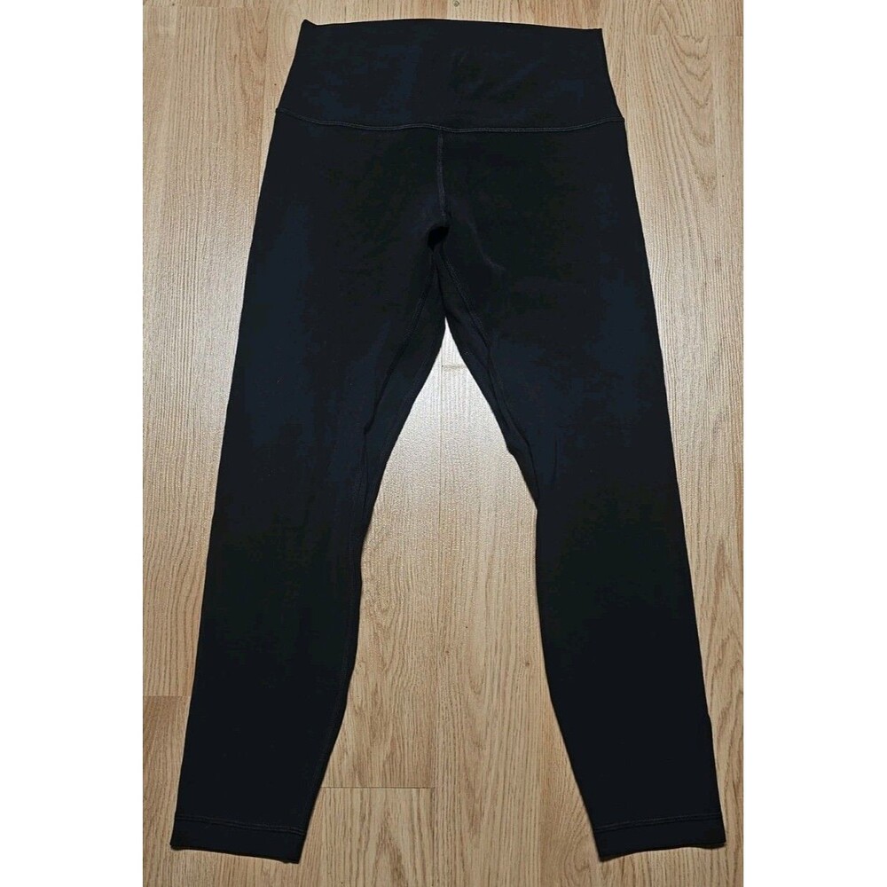 Lululemon Womens Size 8 Align Legging 25” Nulu LW5CT3S Black Yoga Lounge Gym